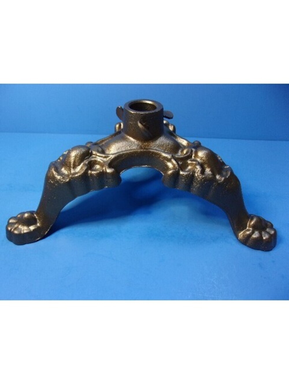 Antique Cast Iron Claw Foot Flag Pole Base Stand Annin & Co XI New York 1900's